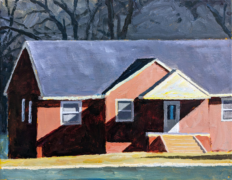 "Brick House" 11 x 14 inches