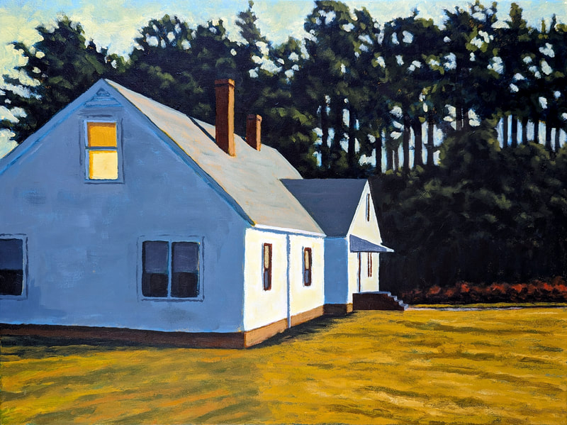 "House Facing the Sun" 18 x 24 inches