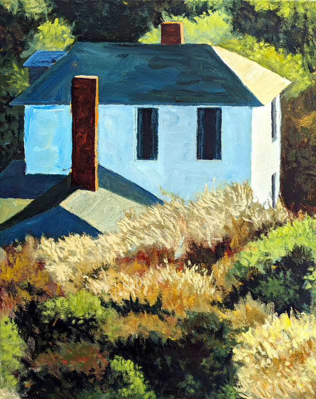 "House on Hunting Island" 20 x 16 inches