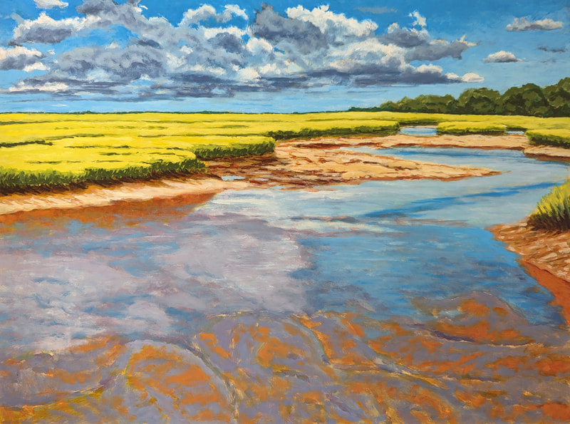 "Mud Flats" 18 x 24 inches
