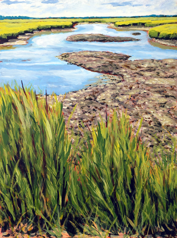 "Oyster Beds" 16 x 12 inches